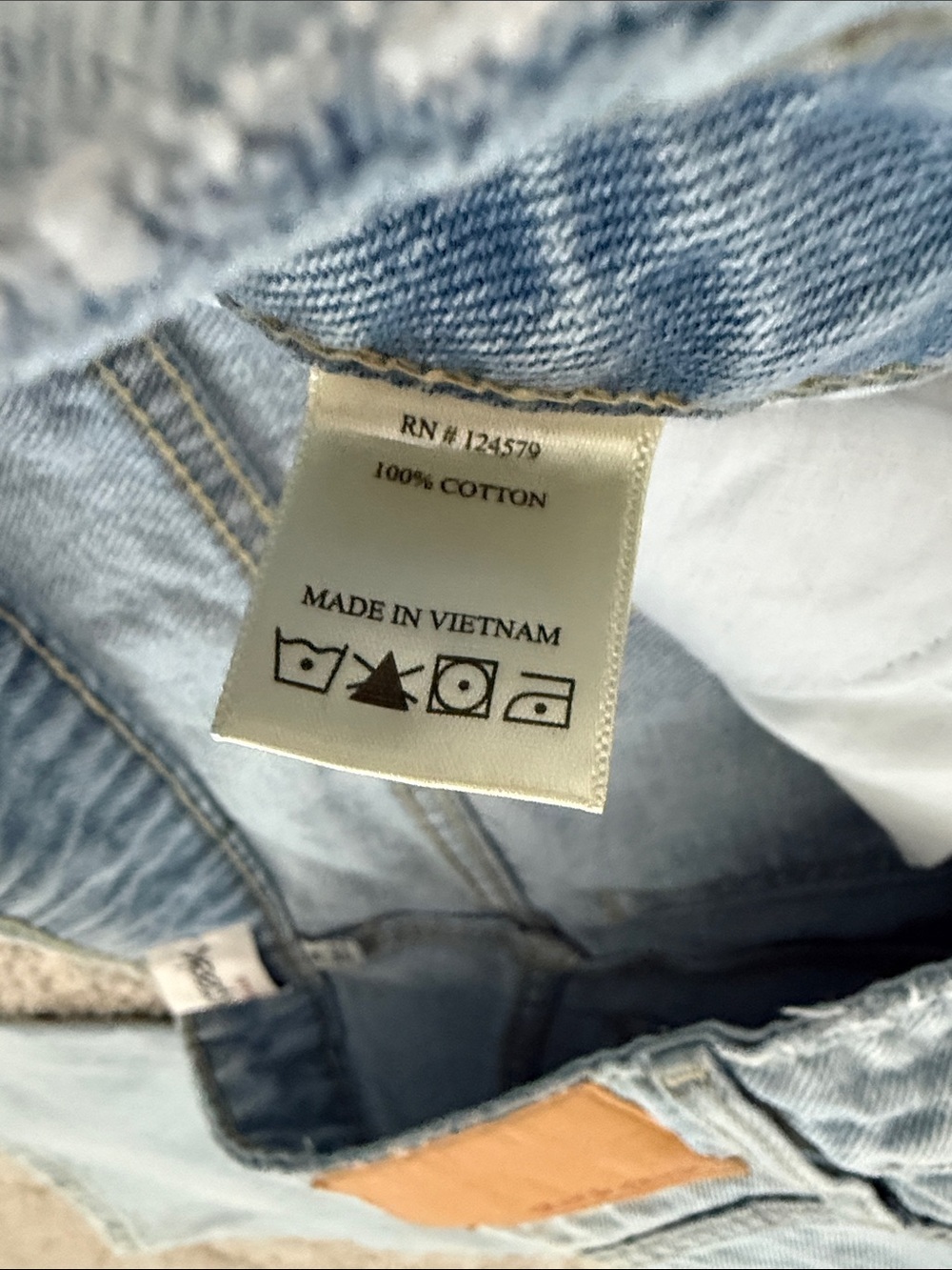 Sneak Peek Light Blue Distressed Straight-Leg Jeans - Picture 7 of 7